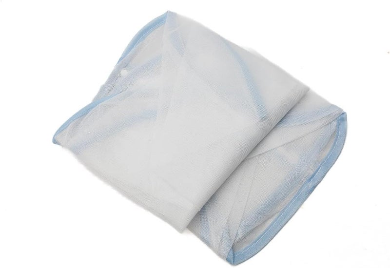 DAISO Jumbo Cylindrical Laundry Net - Protective Mesh Wash Bag for Delicate Clothes - Image 3